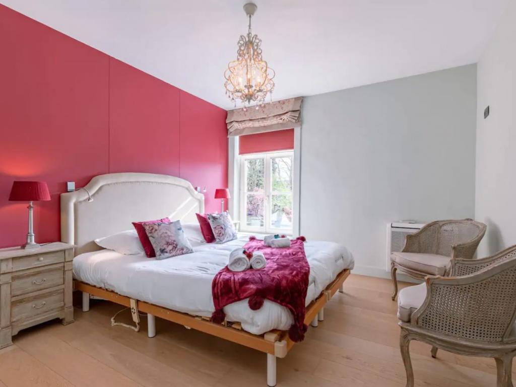 Slaapkamer met tweepersoonsbed