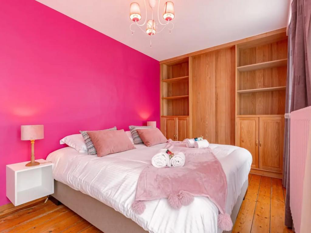 Een van de slaapkamers